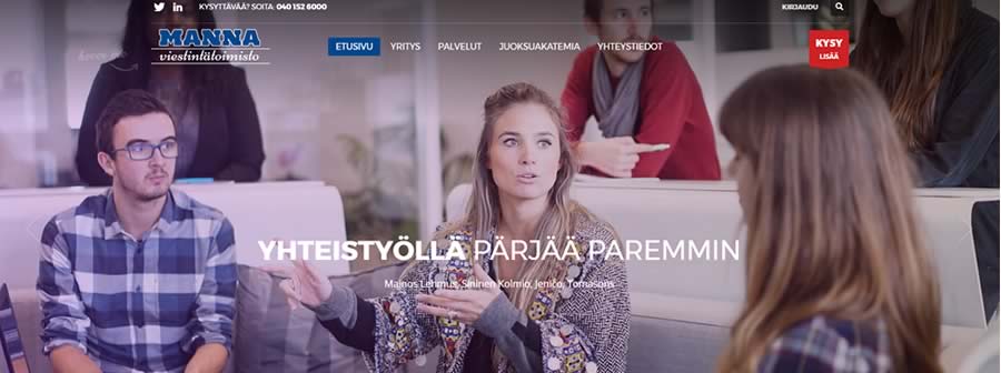 kotisivut viestintamanna